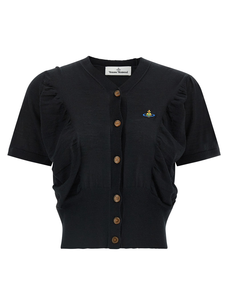Cardigan en laine noir Vivienne Westwood