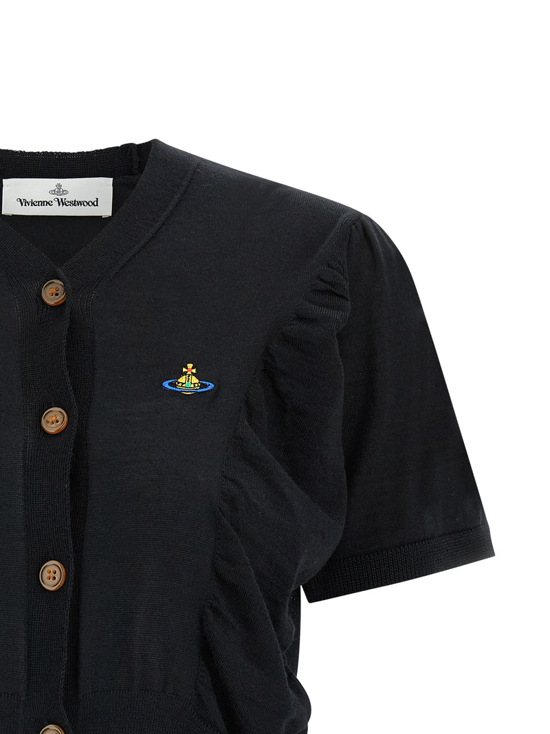 Cardigan en laine noir Vivienne Westwood