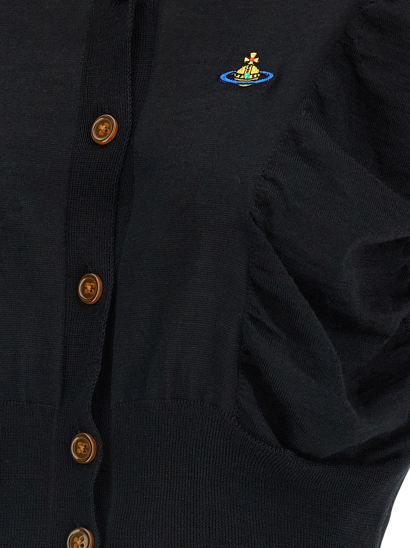 Cardigan en laine noir Vivienne Westwood