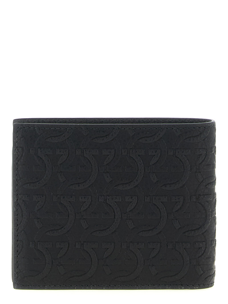 Ferragamo Black Calfskin Wallet - Luxury Italian Accessory