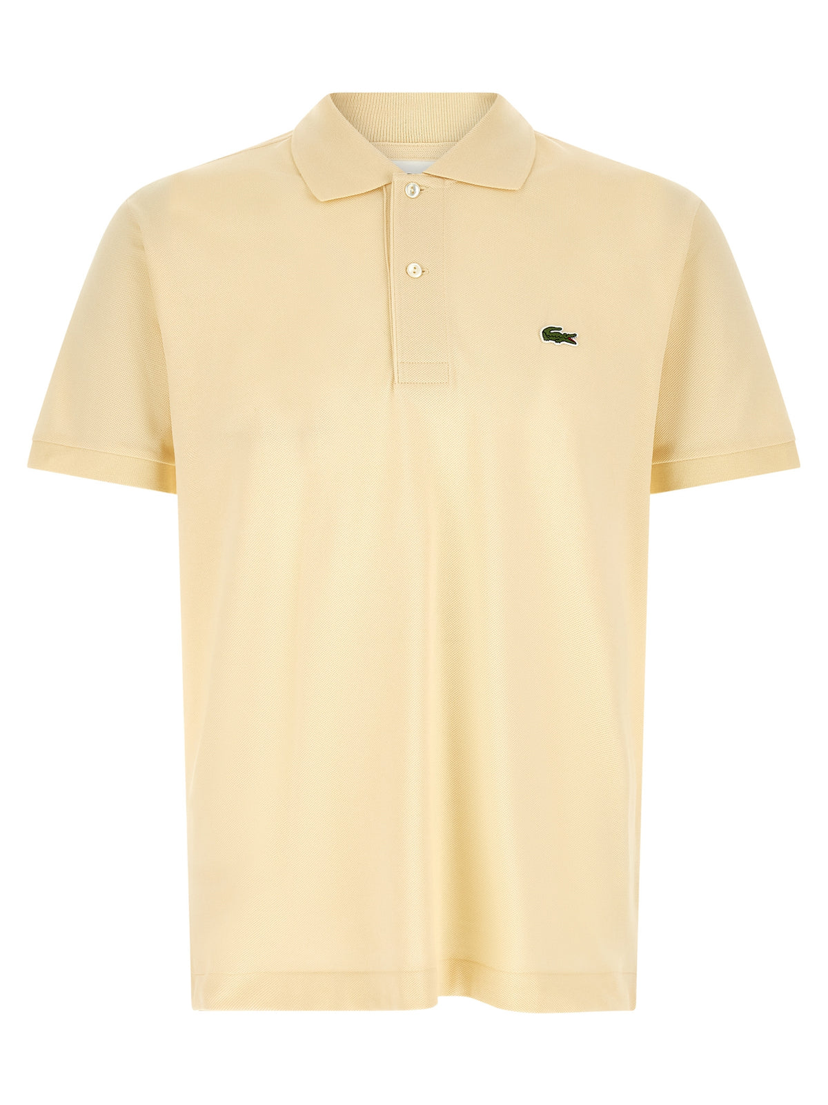 Lacoste Bicolor Cotton Polo Shirt - Yellow