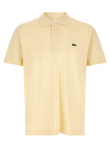 Lacoste Bicolor Cotton Polo Shirt - Yellow