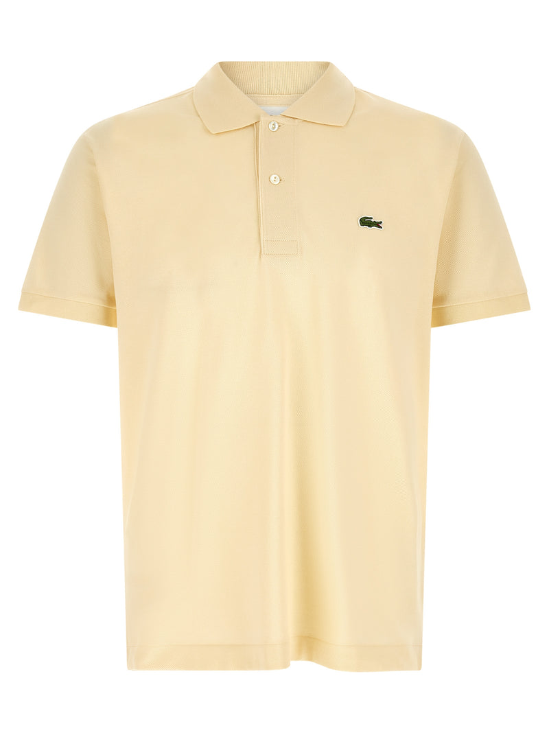 Lacoste Bicolor Cotton Polo Shirt - Yellow