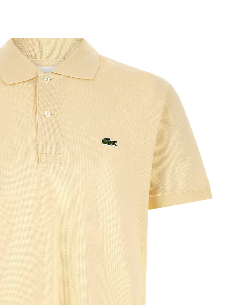 Lacoste Bicolor Cotton Polo Shirt - Yellow