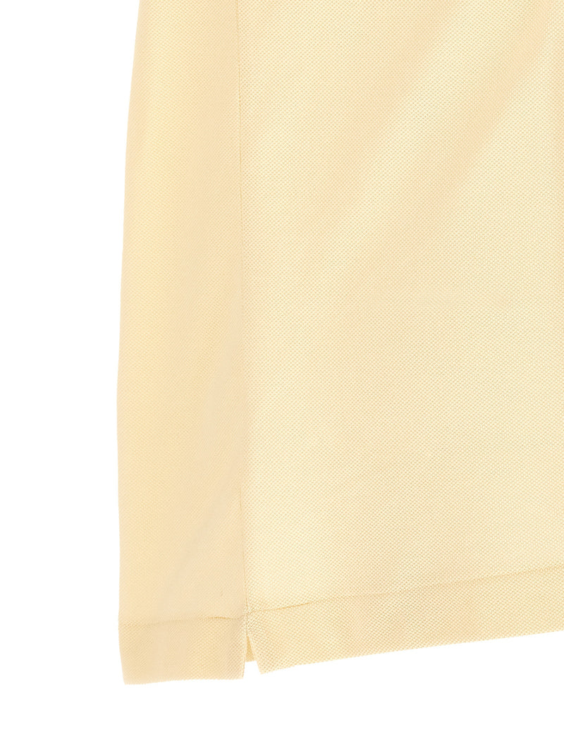 Lacoste Bicolor Cotton Polo Shirt - Yellow