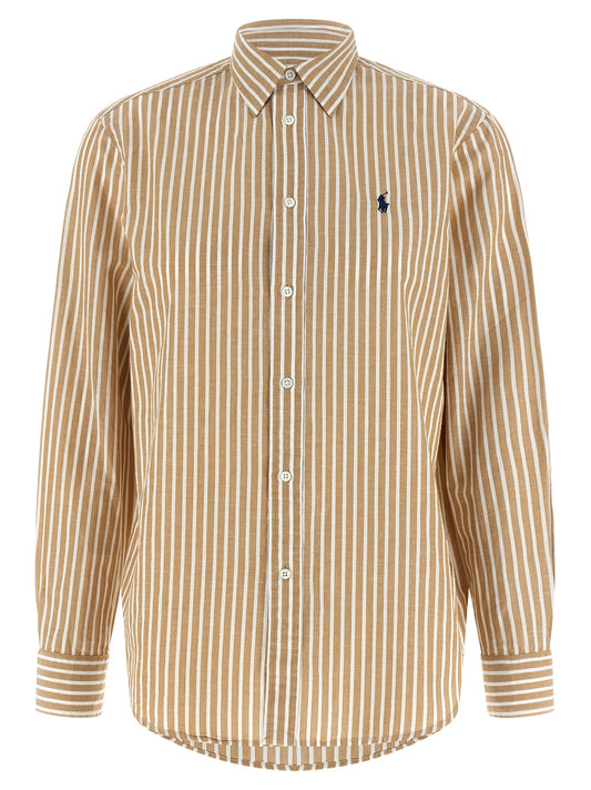 Polo Ralph Lauren Beige Cotton Blouse