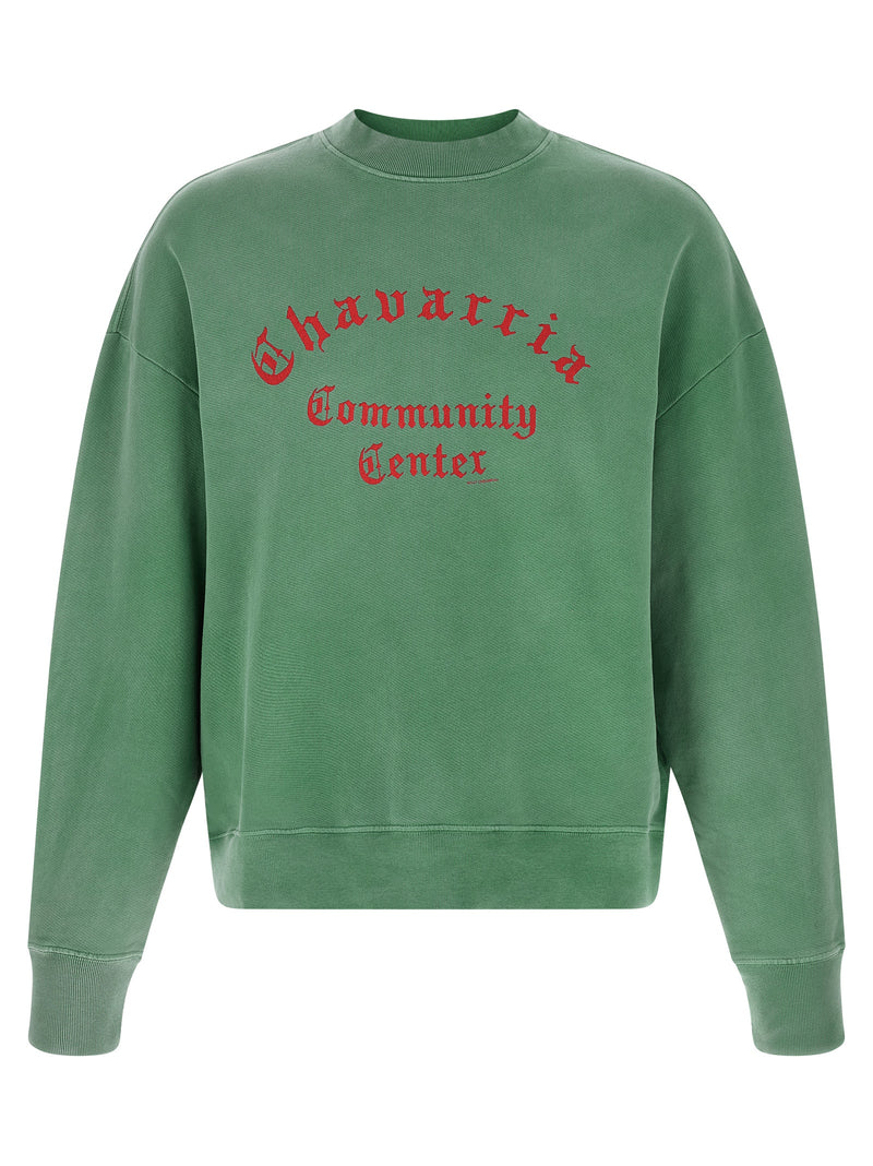 WILLY CHAVARRIA Bicolor Cotton Sweatshirt - Chavarria Community Center