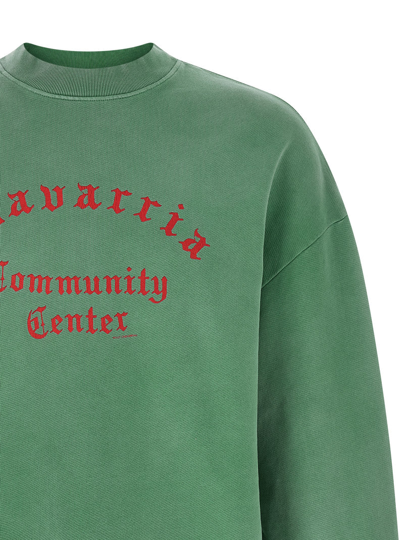 WILLY CHAVARRIA Bicolor Cotton Sweatshirt - Chavarria Community Center