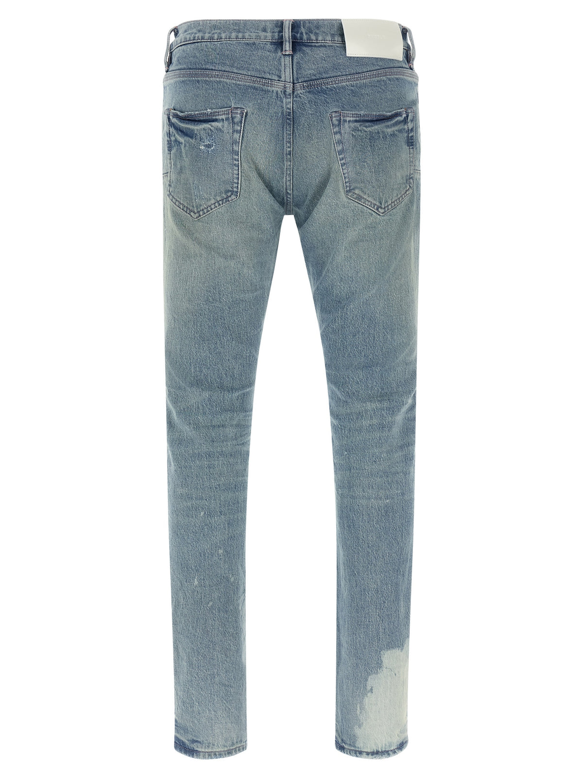 PURPLE P001 Repairs Blue Cotton Skinny Jeans