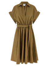 Robe midi en coton bicolore NUDE