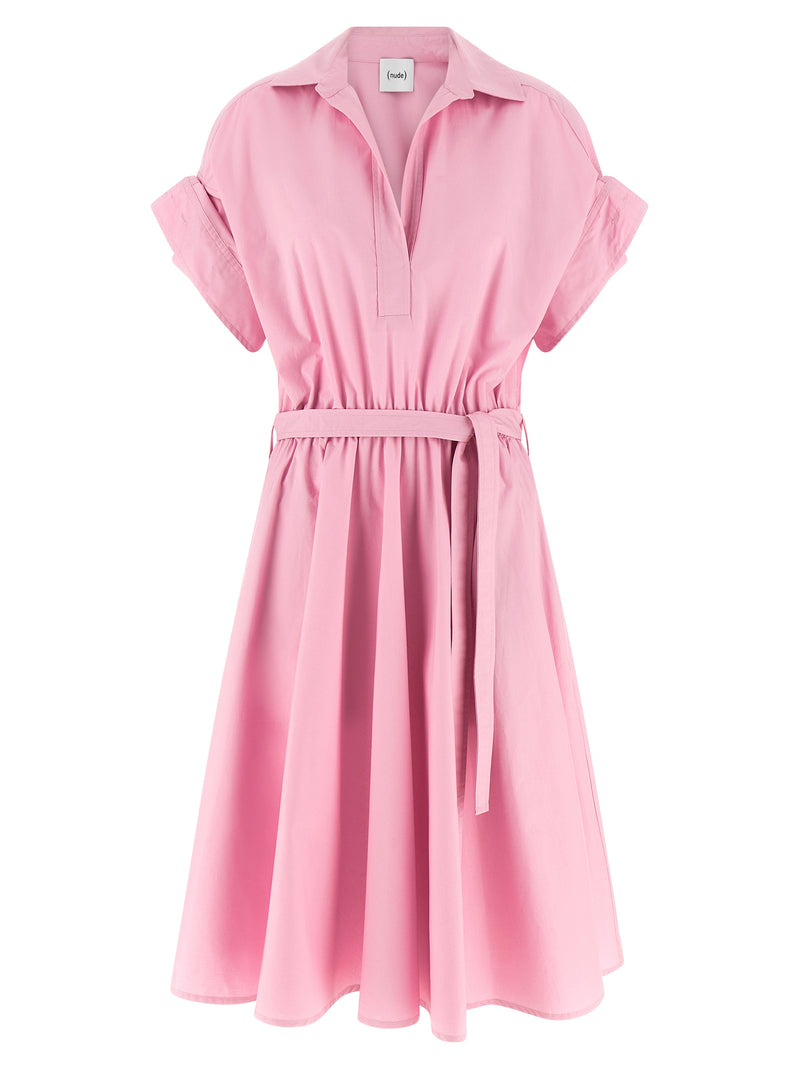 NUDE Multicolor Cotton Midi Dress - Elegant and Trendy