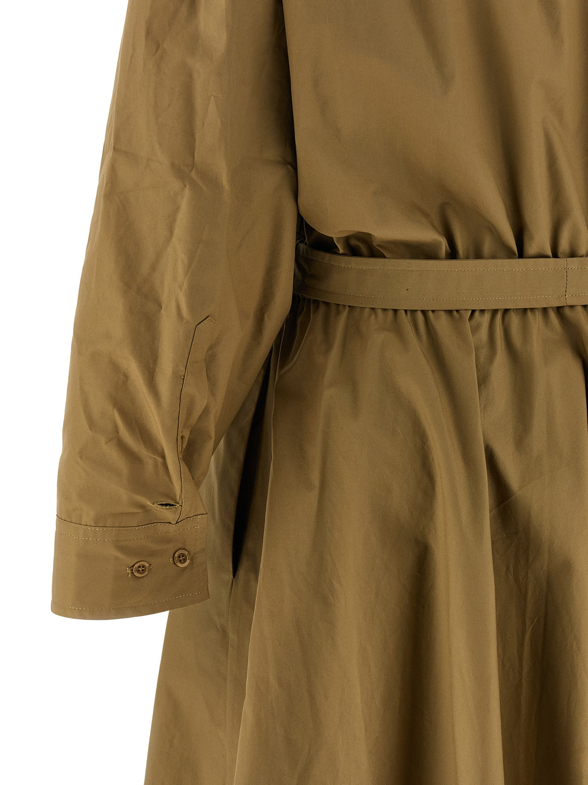 Robe midi en coton bicolore NUDE