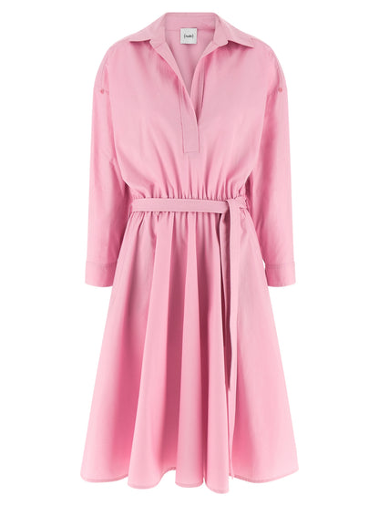 NUDE Multicolor Cotton Midi Dress