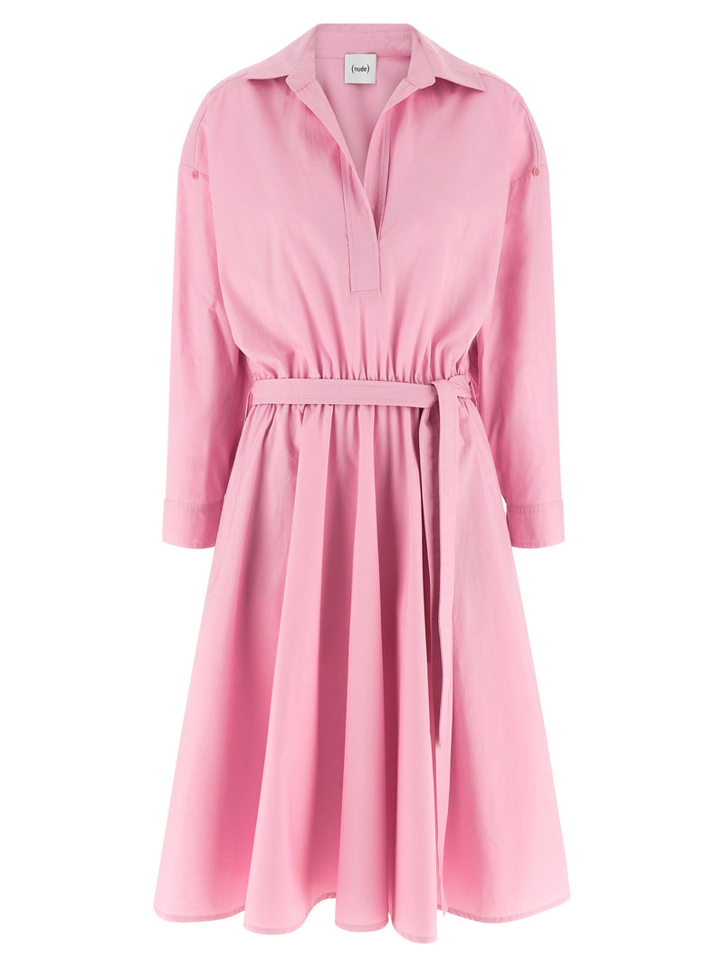NUDE Multicolor Cotton Midi Dress - Elegant and Trendy
