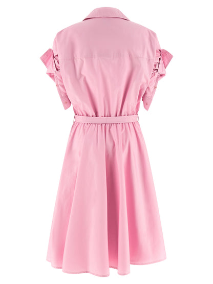 NUDE Multicolor Cotton Midi Dress