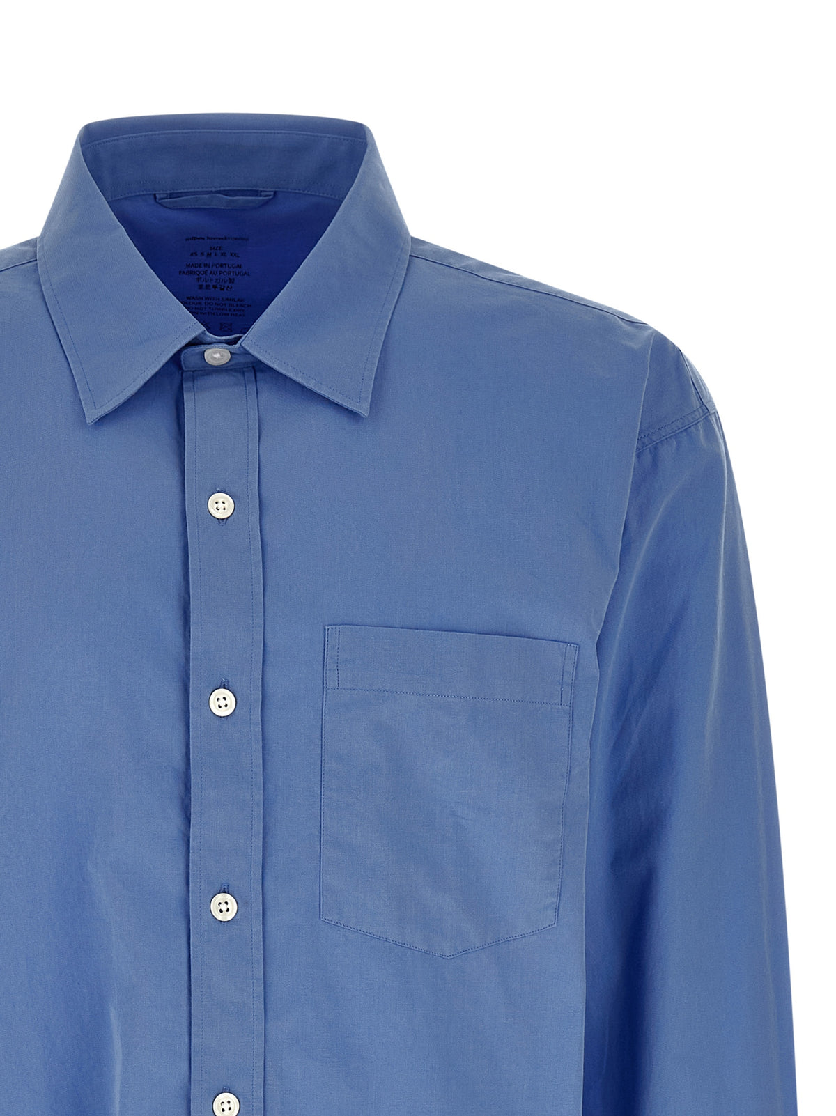 Blouse MFPEN en coton biologique bleu