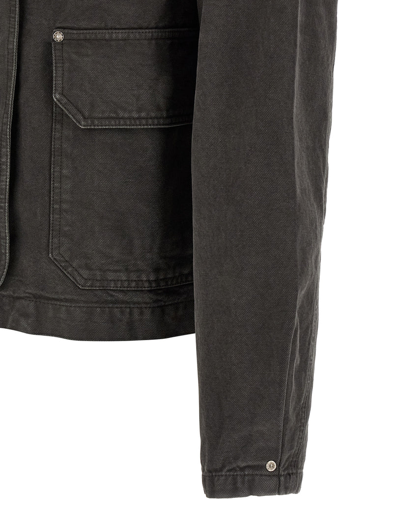 MFPEN Gray Organic Cotton Denim Jacket - Sustainable Style
