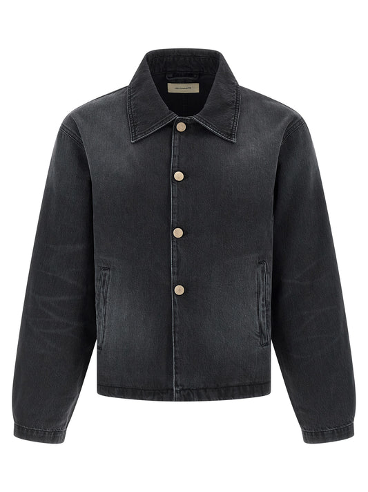 MFPEN Black Organic Cotton Denim Jacket