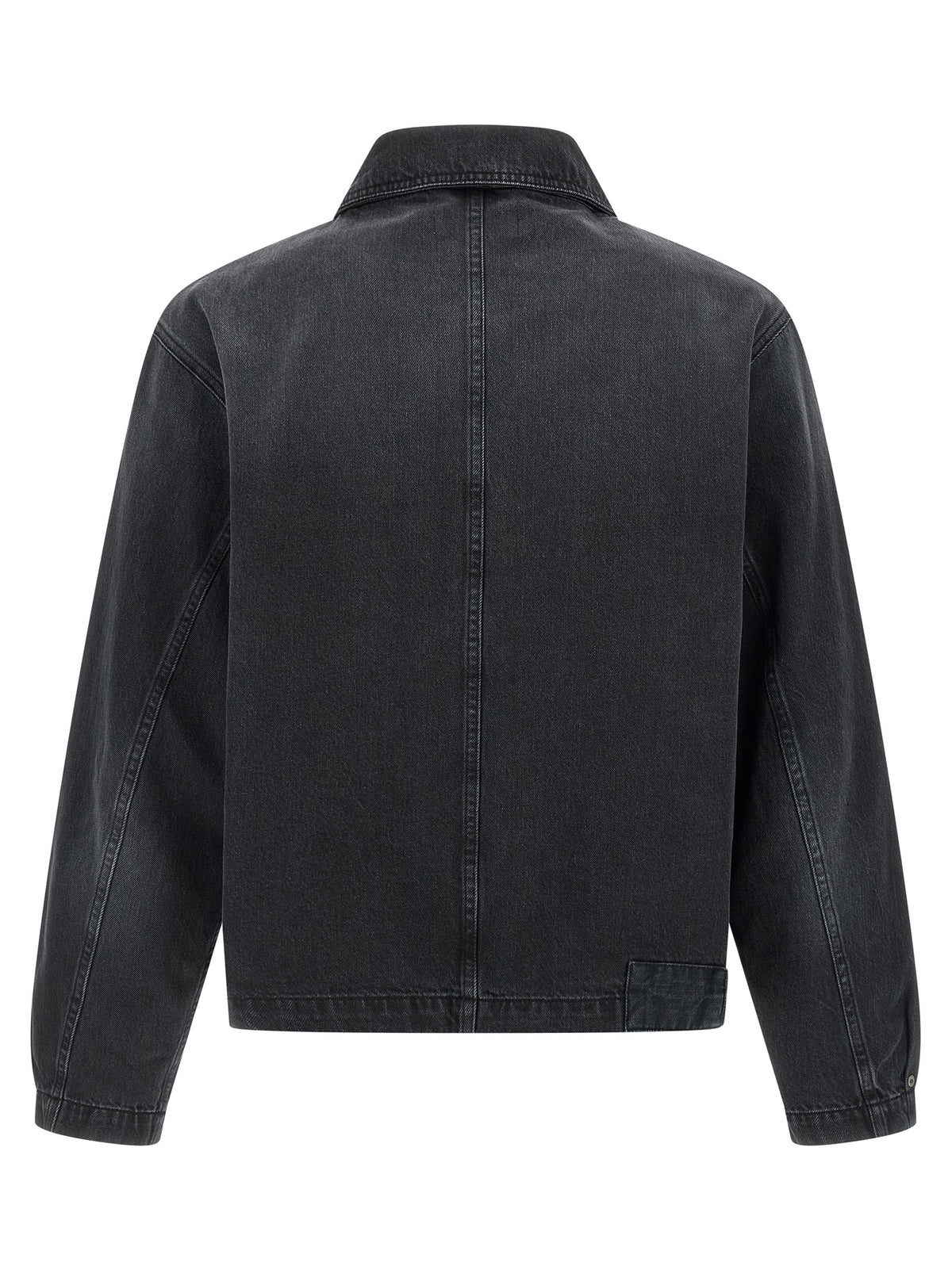 Veste en jean en coton biologique noir MFPEN