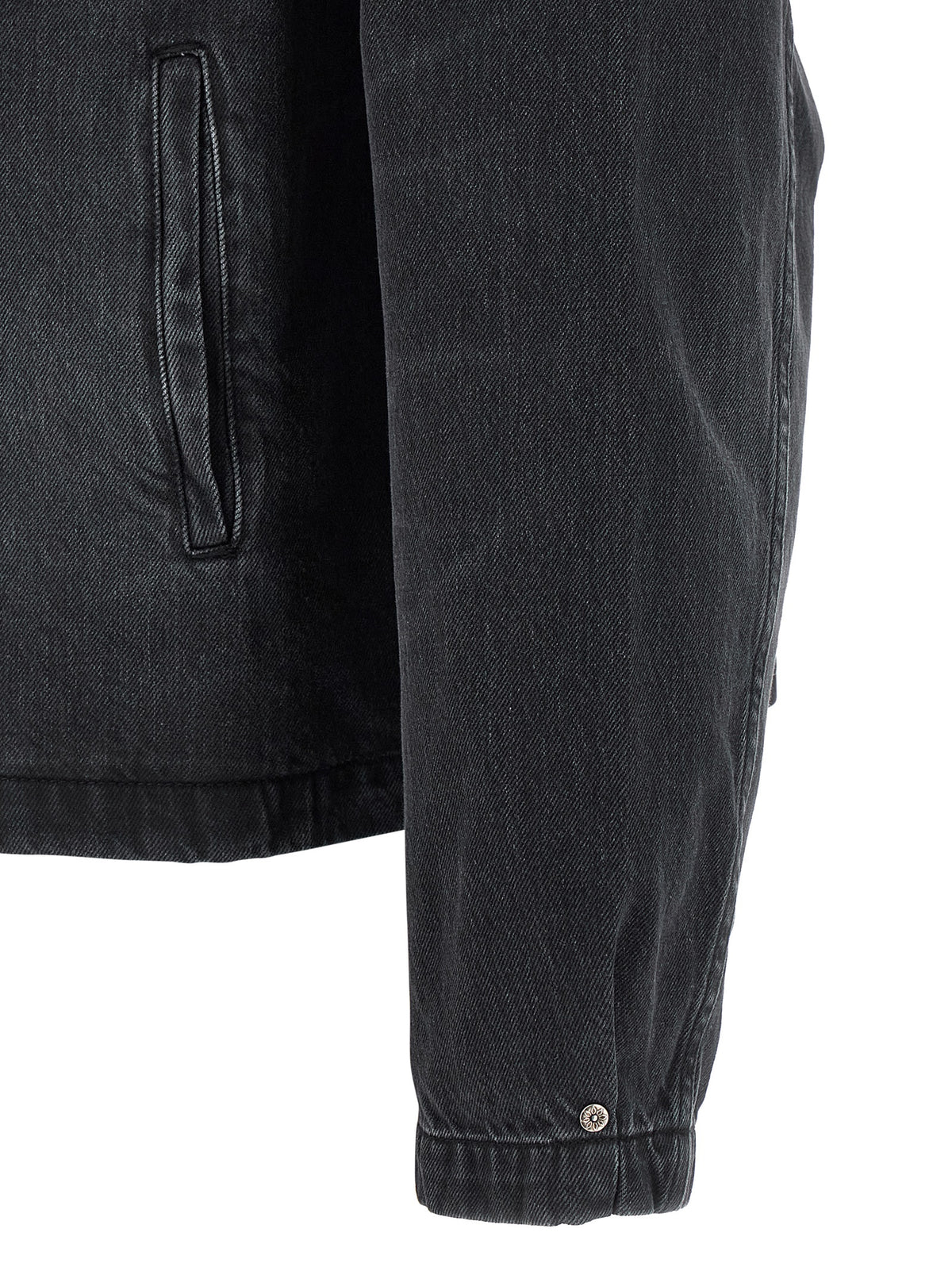 Veste en jean en coton biologique noir MFPEN