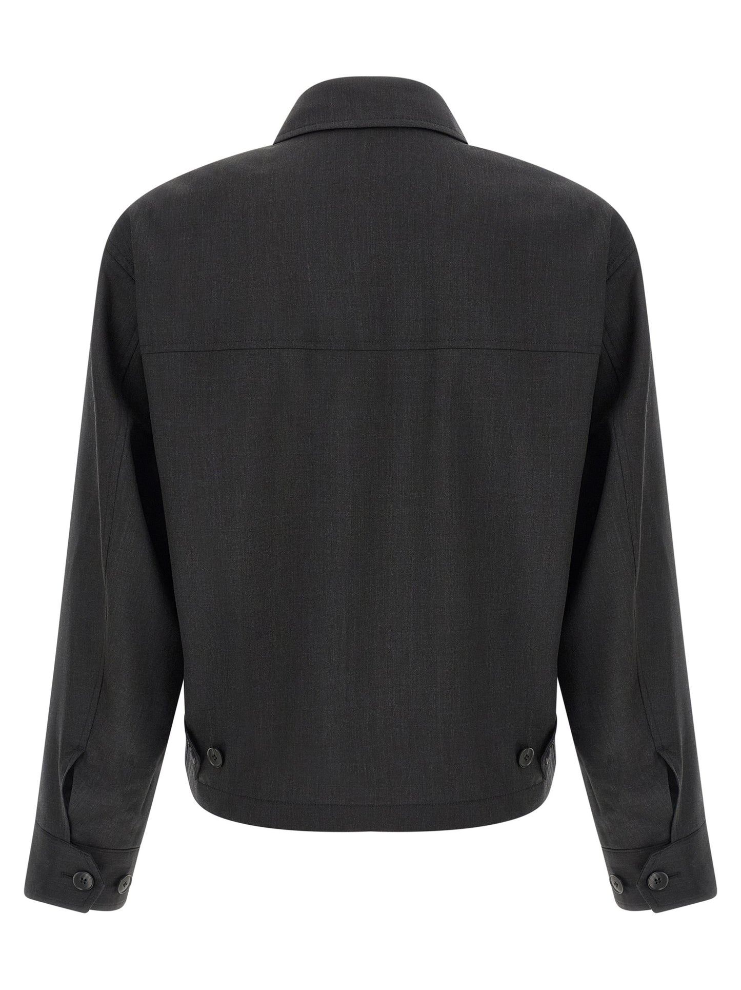 MFPEN Gray Wool Full-Length Jacket