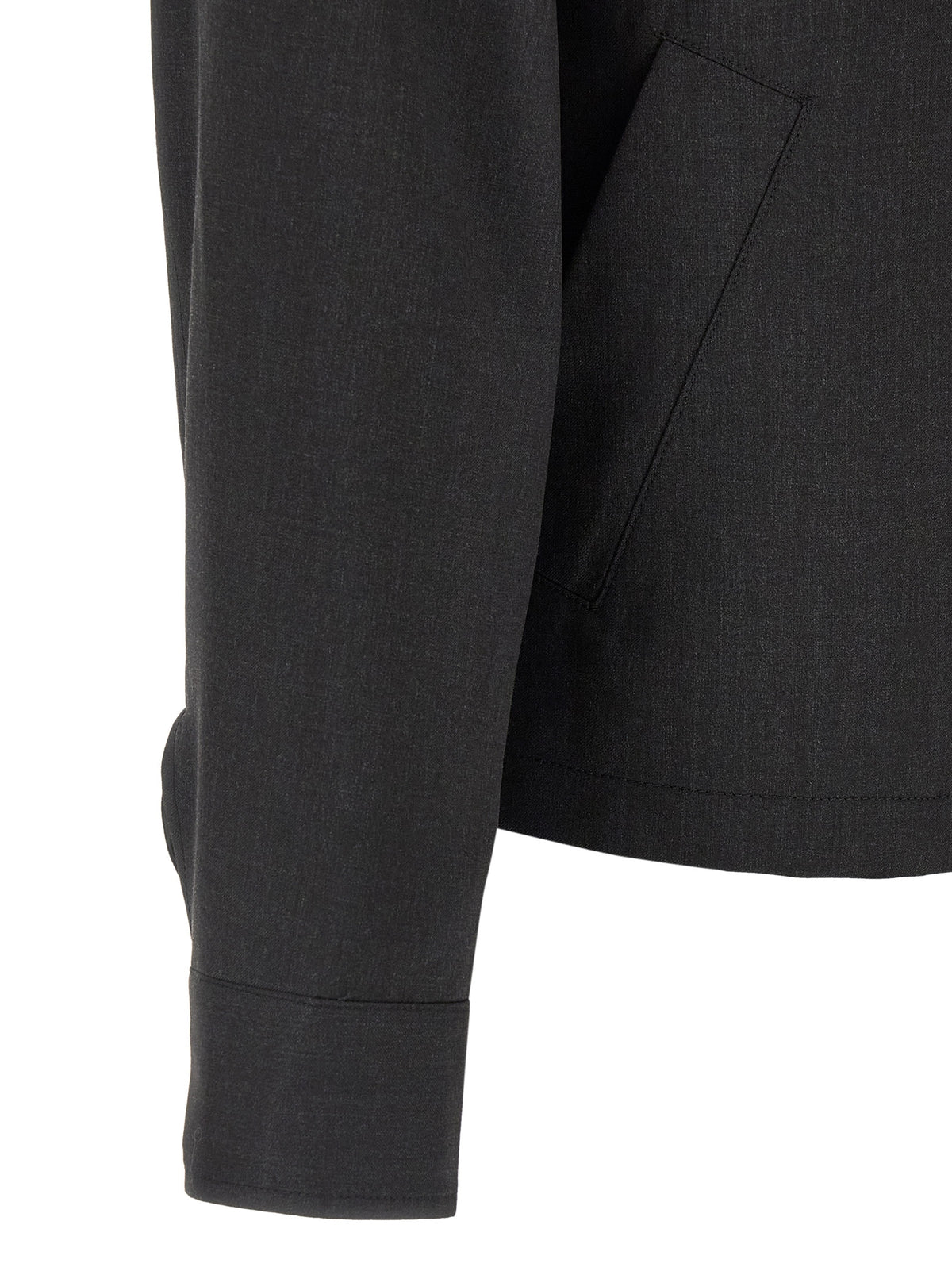 MFPEN Gray Wool Full-Length Jacket - Stylish & Comfortable