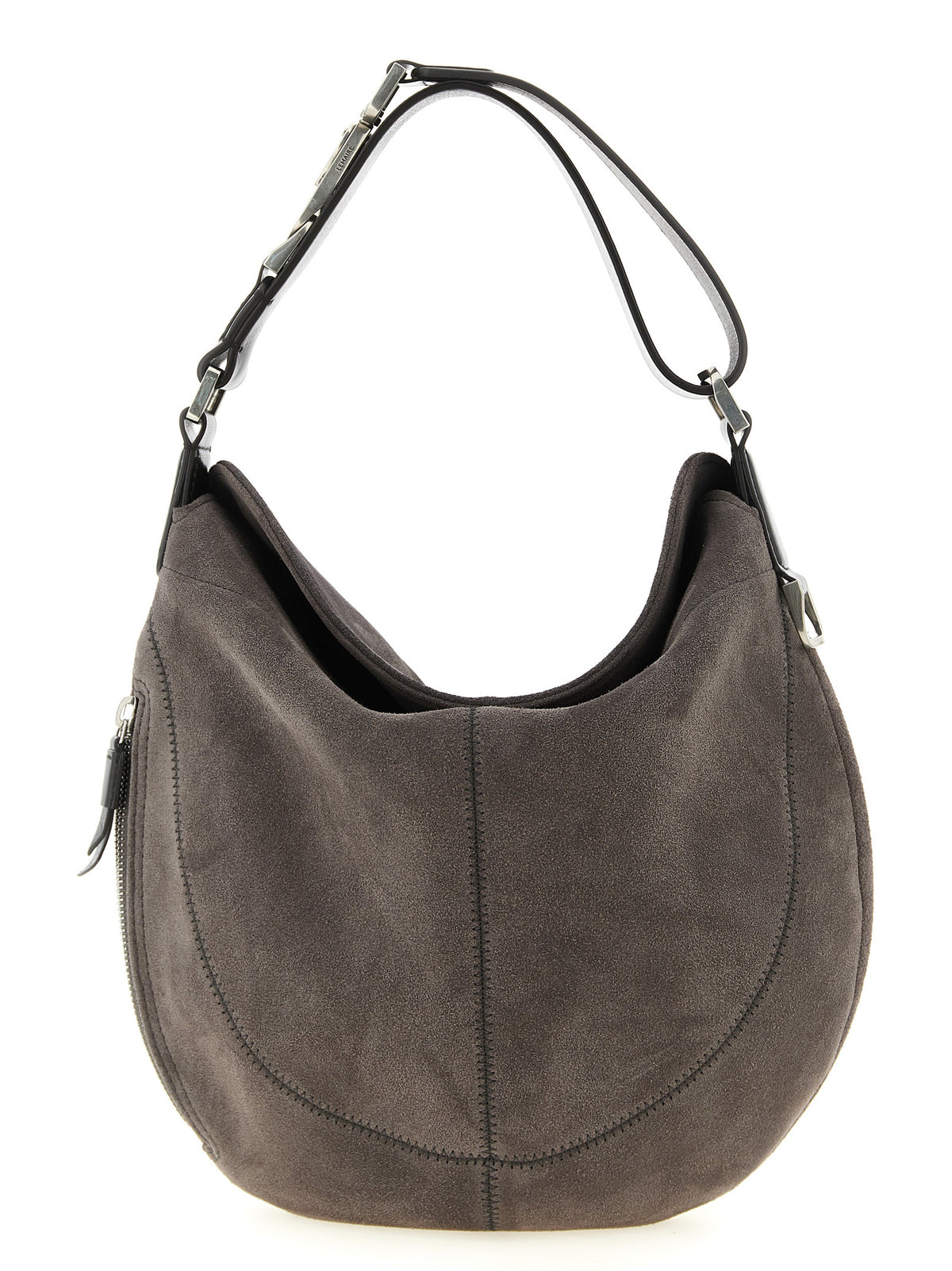 Lemaire Gray Calfskin Shoulder Bag - Quiver Clip Model