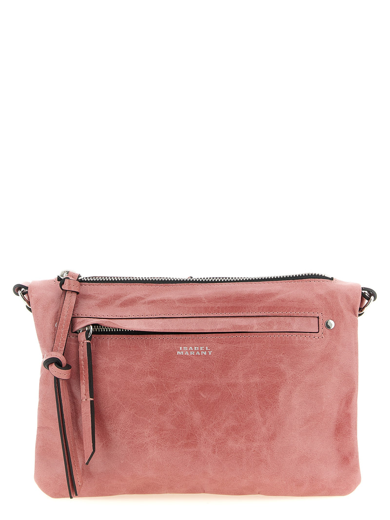Isabel Marant Winna Duo Multicolor Calfskin Crossbody Bag