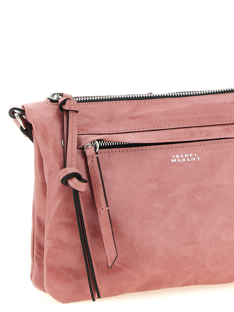 Isabel Marant Winna Duo Multicolor Calfskin Crossbody Bag