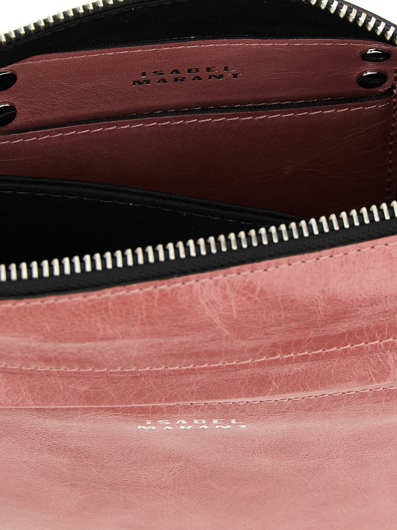 Isabel Marant Winna Duo Multicolor Calfskin Crossbody Bag