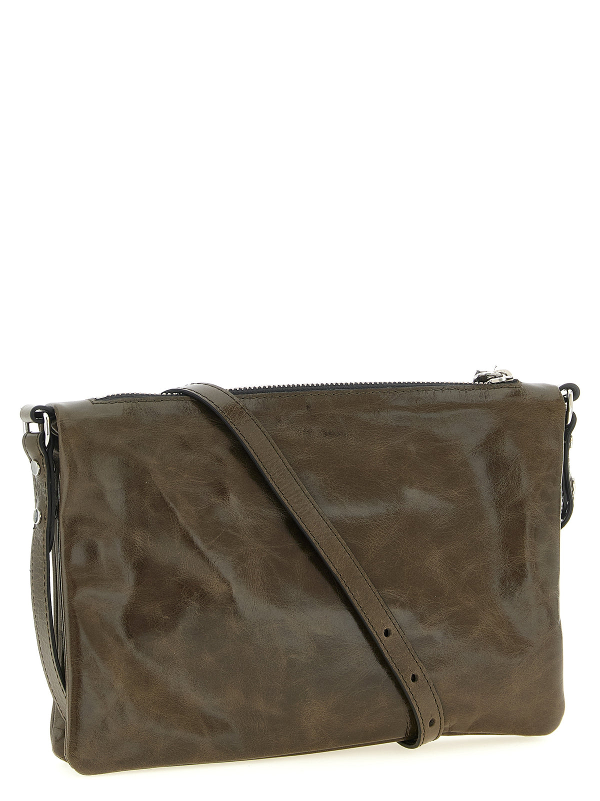 Isabel Marant Winna Duo Bicolor Calfskin Crossbody Bag