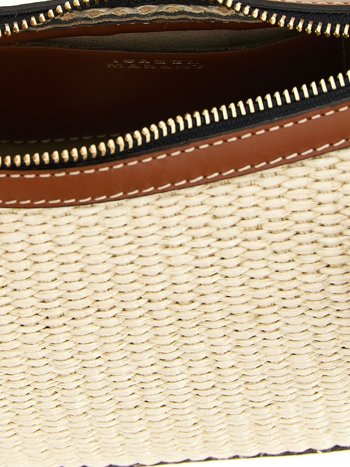 Isabel Marant Oskan Moon Brown Calfskin Shoulder Bag
