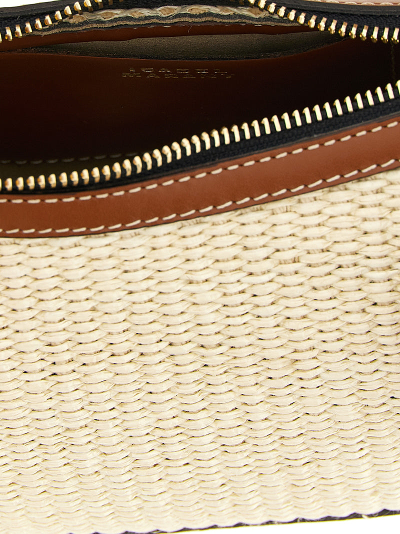 Isabel Marant Oskan Moon Brown Calfskin Shoulder Bag