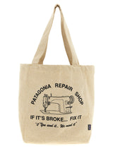 PATAGONIA Beige Cotton Market Tote Bag - Eco-Friendly Design