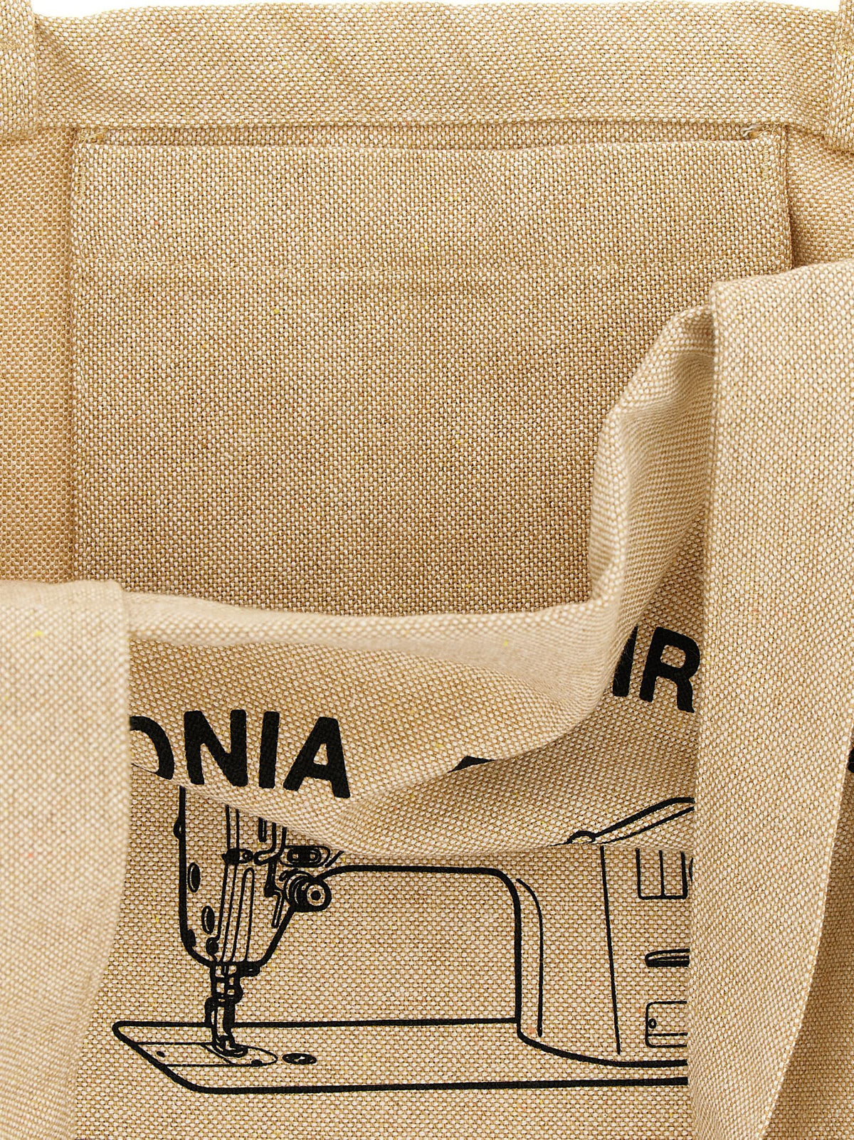 PATAGONIA Beige Cotton Market Tote Bag - Eco-Friendly Design