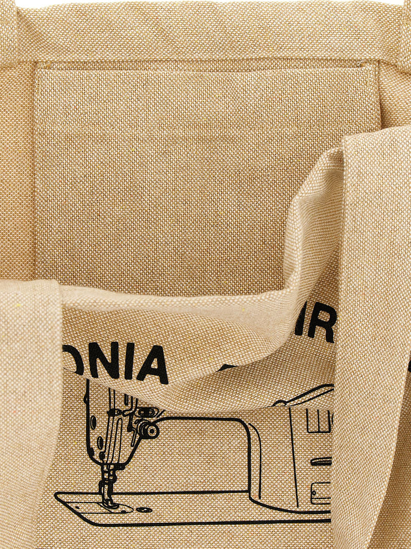 PATAGONIA Beige Cotton Market Tote Bag - Eco-Friendly Design