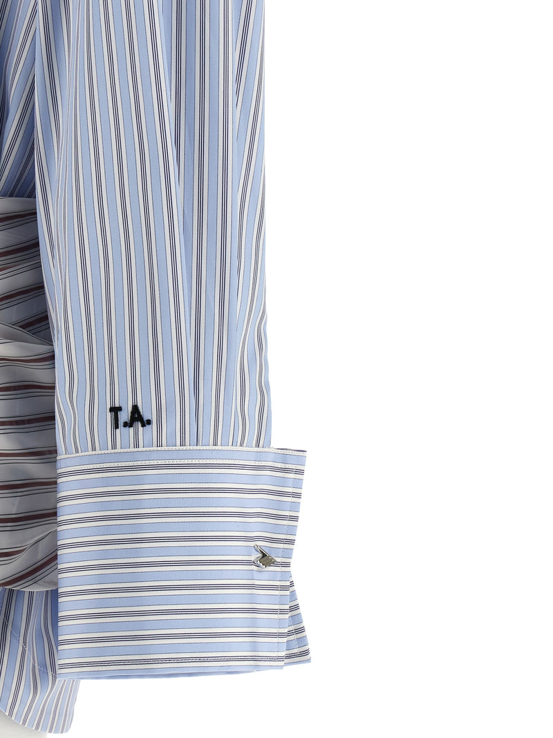 La robe courte en coton bleu The Attico