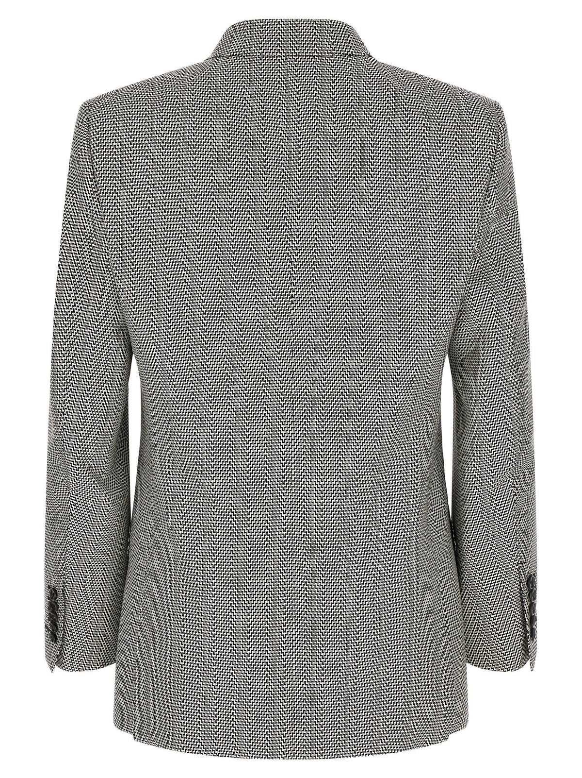 Blazer bicolore en soie Tom Ford