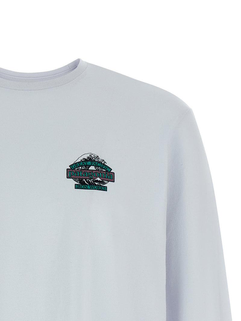PATAGONIA Men’s L/S Great Waves Responsibili-Tee® - White