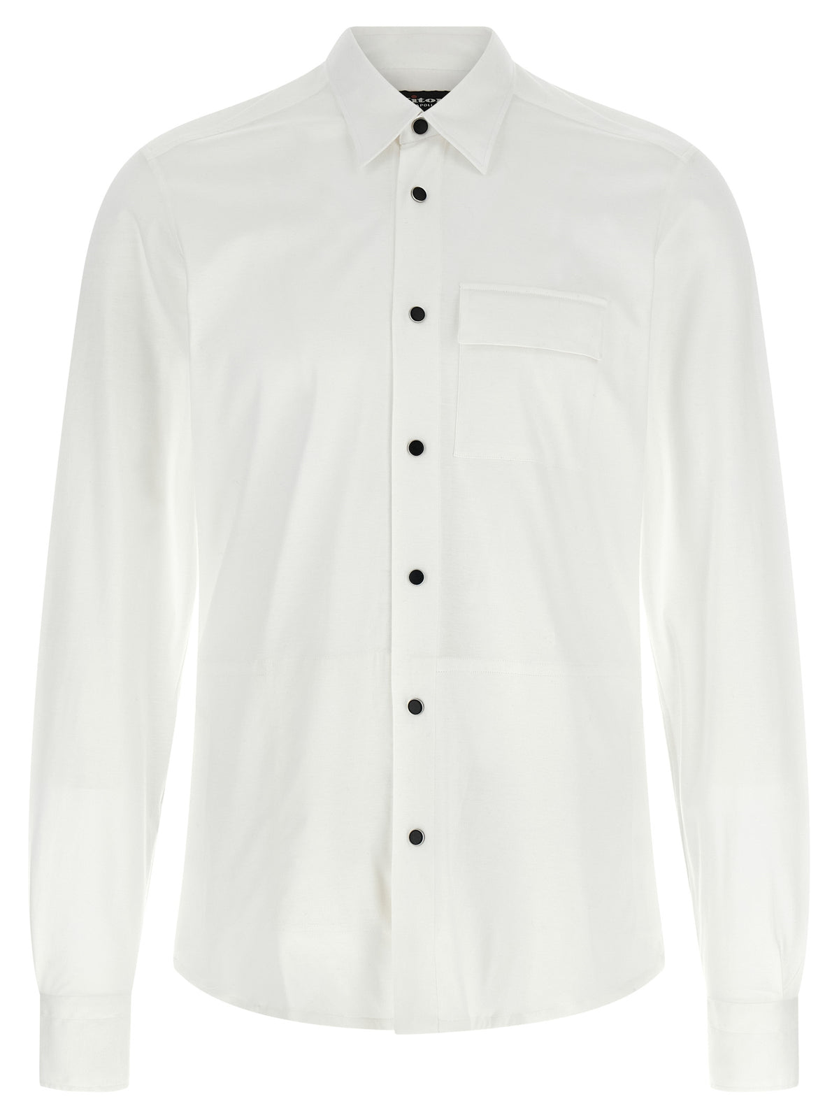 Chemisier Kiton en coton blanc