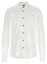 Chemisier Kiton en coton blanc
