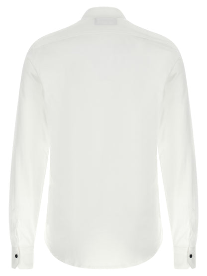 Kiton White Cotton Blouse