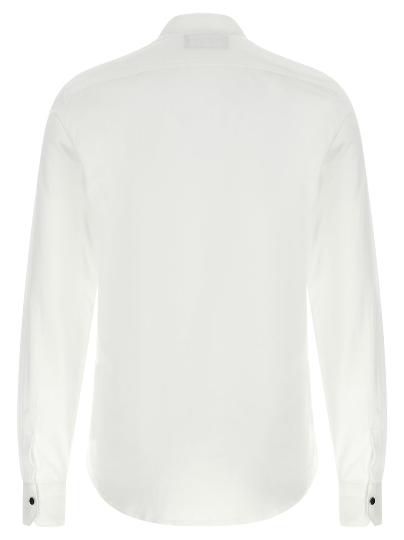 Chemisier Kiton en coton blanc