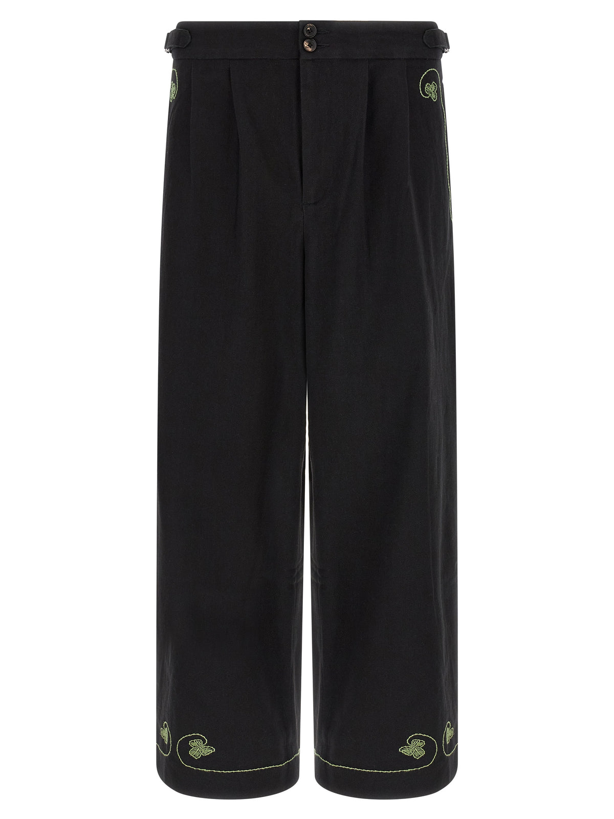 BODE Pantalon décontracté en coton noir