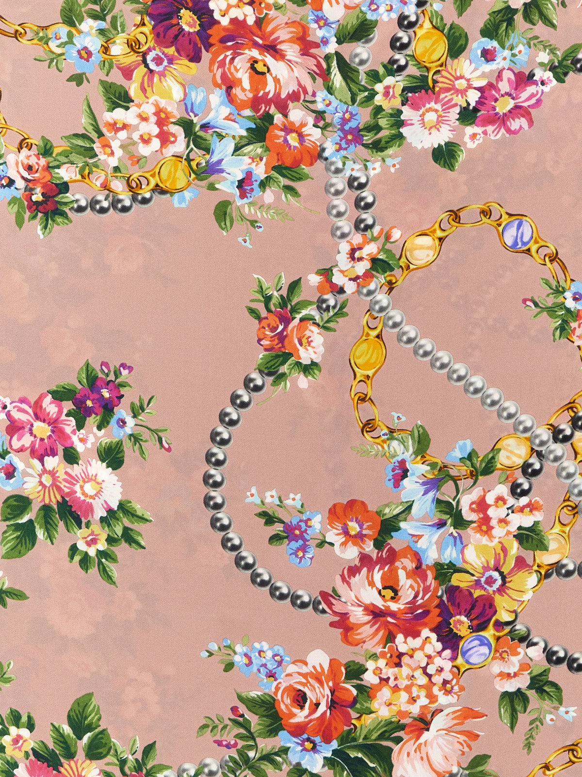 Foulard en soie bleu Dolce & Gabbana