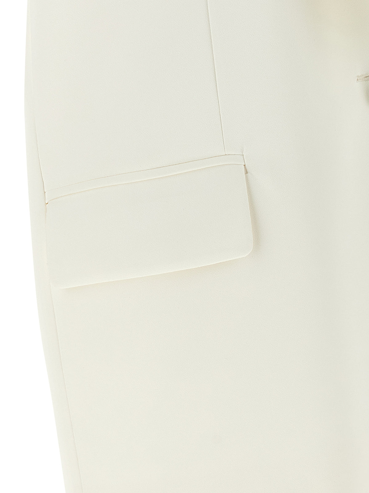 DI.LA3 PARI' White Viscose Sleeveless Jacket