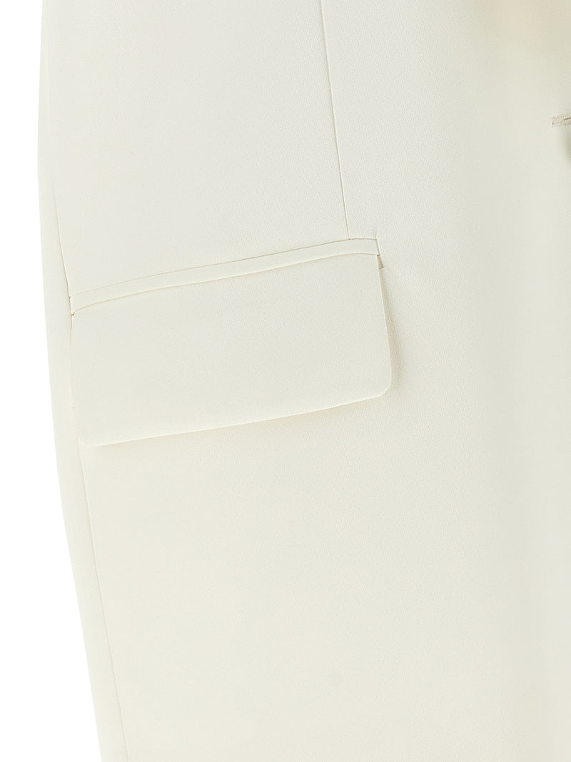 DI.LA3 PARI' White Viscose Sleeveless Jacket