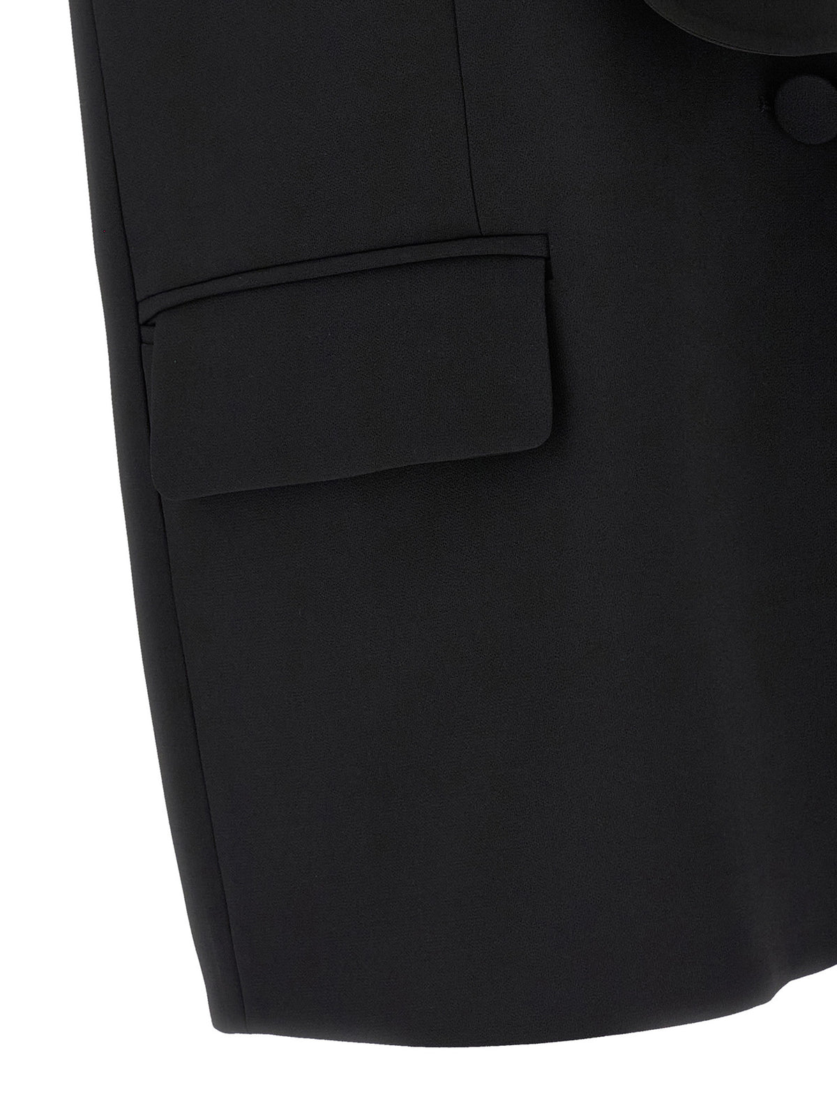 DI.LA3 PARI' Black Viscose Sleeveless Jacket for Women