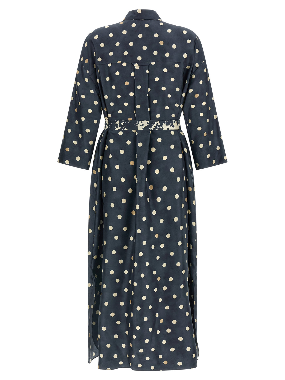Robe midi en soie bleue 'S Max Mara