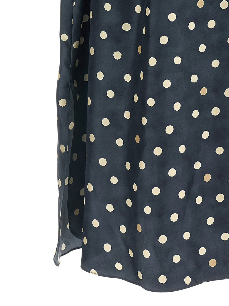 Robe midi en soie bleue 'S Max Mara